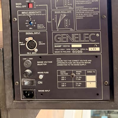 Genelec 1031A Powered Studio Monitor image 2