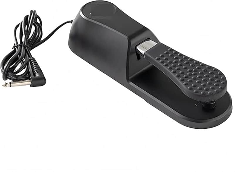 Sustain Pedal Univerdal for Keyboard with Polarity Switch for Yamaha Casio Roland Korg Behringer Moog Piano Midi Electronic keyboards Style Piano Foot Pedal (Upgrade Version) image 1