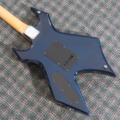 BC Rich Platinum Series Warlock Blue! w/gigbag image 3