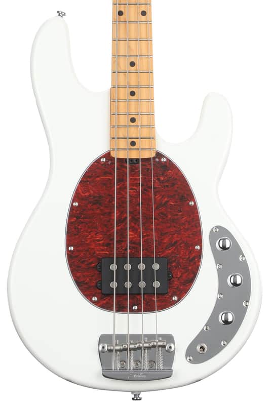 Sterling By Music Man StingRay Classic RAY24CA Bass Guitar - Olympic White image 1