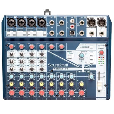 Sound craft SPIRIT FOLIO アナログミキサー 8チャンネル Soundcraft Spirit Folio FX8 mixer w/ Lexicon effects & Rack ears