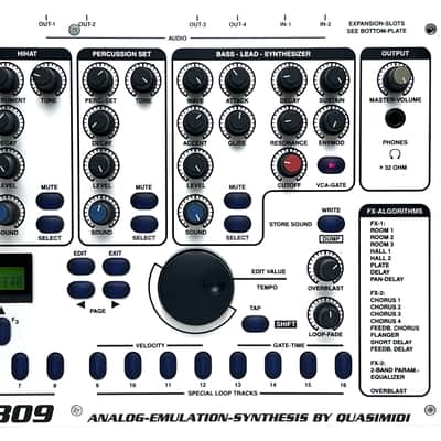 Quasimidi 309 w/ Power Supply  Rave-O-Lution  Groovebox Synthesizer Made in Germany Worldwide Shipment image 6