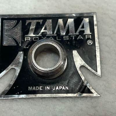 Tama Royalstar Badge (TDG-U-1254) 80's - black/silver image 1