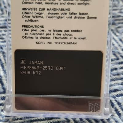 Korg MPC-04 & MSC-04 M1 Orchestra 1 Expansion PMC Card Set for Korg M1/M1R 1988 Japan image 7