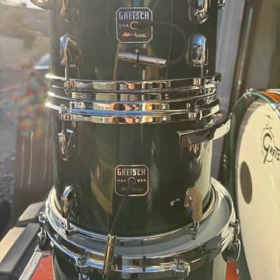 Steve Ferrone's Tom Petty and the Heartbreakers, Gretsch - USA Custom, SF Signature Model “Stage” Set, 24", 22", 16", 14", 12"  - Green image 7