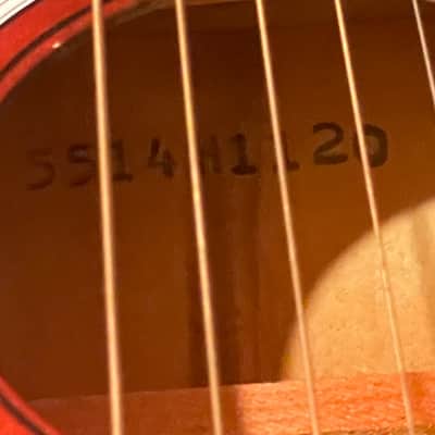 Regal T-12 USA Made 1950's / 1960's  Vintage acoustic Clean!  Red Rubine Sunburst image 17