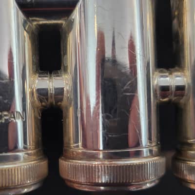 Stomvi Forte intermediate Bb Trumpet ML Bore with Mouthpiece and case - Silver Plated image 5