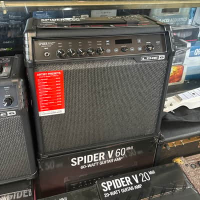 Line 6 Spider V 60 60-Watt 1x10" Digital Modeling Guitar Combo 2016 - 2018 - Black image 1