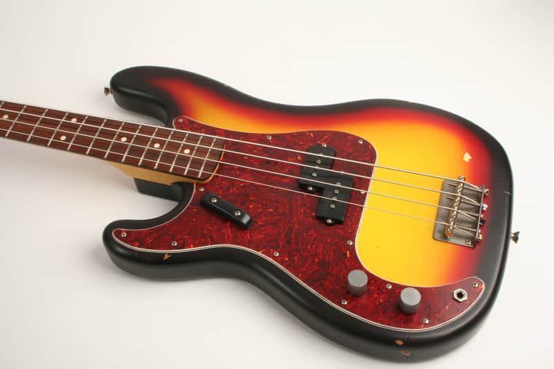 Nash Bass PB-63 3 Tone Sunburst Lollar Pickups Left Handed GRT-428 image 1