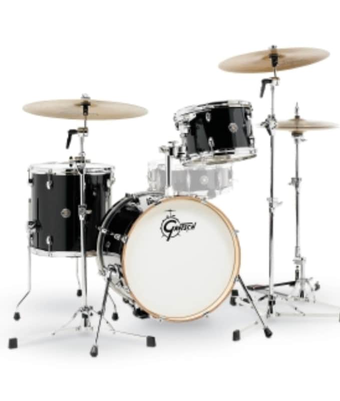 Gretsch Catalina Club 3 Piece Shell Pack (18/12/14) Piano Black image 1