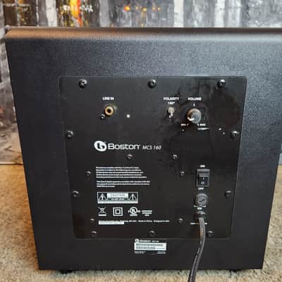Boston Acoustics Boston Acoustics MCS 160 powered subwoofer 90s - Black image 3