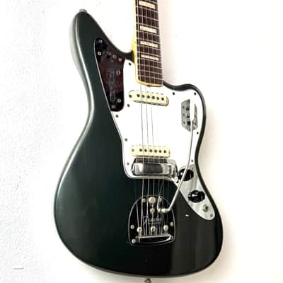 Fender Jaguar 1966 - Charcoal Frost Metallic w/ Matching Headstock image 2
