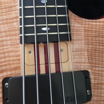 Alembic Mark King Signature Deluxe Balance Custom 5 String Bass 2000 Flame Maple LED's image 17