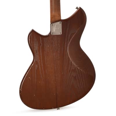 Novo Custom Miris J Light Distress Mocha w/Matching Headstock & Lollar Gold Foil Pickups (Serial #26986) image 3