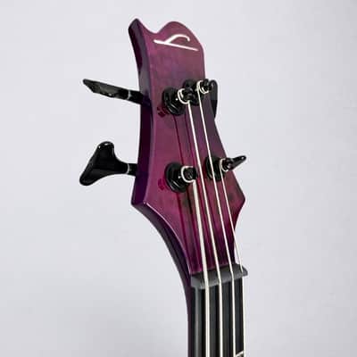 Legator HB4SS Helio 4-String Super Shred 2026 - Magenta Burl image 9