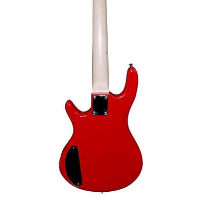 De Rosa GBJR-RD Junior Maple Neck 4-String Electric Bass Guitar w/Gig Bag, Strap, Strings & Cable image 2