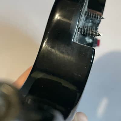 2010's Indonesia Ibanez S7420 7 String Black Modified Guitar Body ZR Tremolo Ready image 19