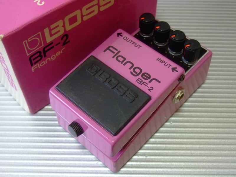 1982 Boss BF-2 Flanger w/ Original Box (Black Label) / MIJ Made in Japan image 1