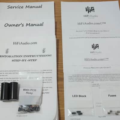 Technics SA-303 restoration kit filter capacitor repair rebuild fix image 1