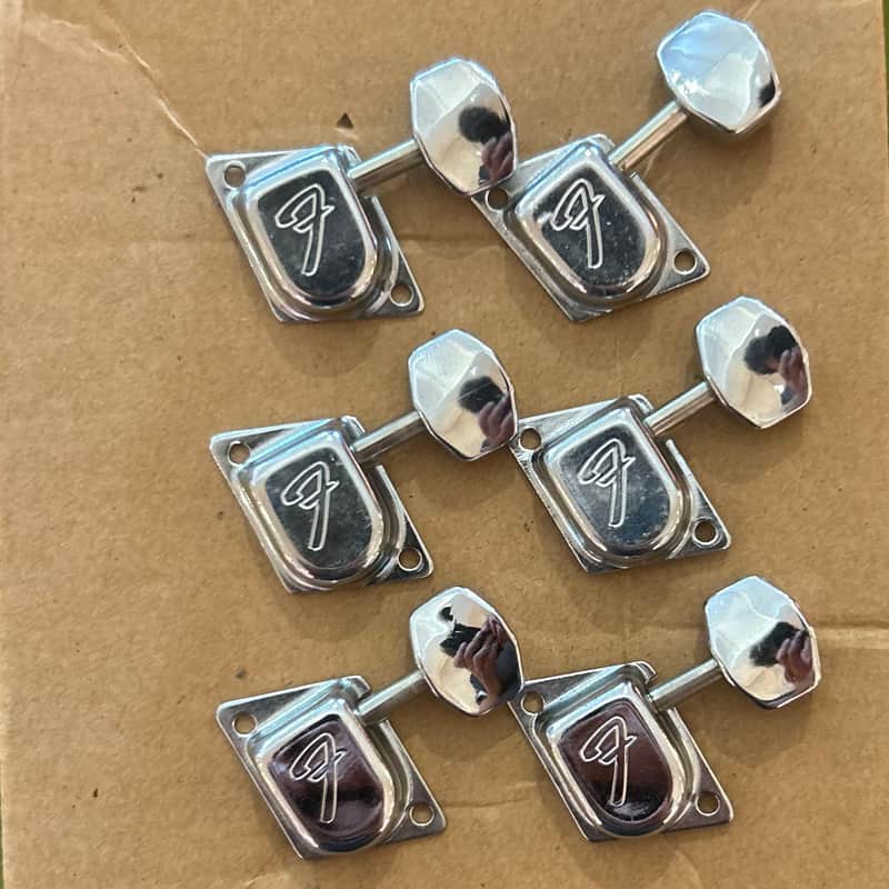Vintage Stratocaster/Telecaster "F" Tuning Heads Right Handed image 1