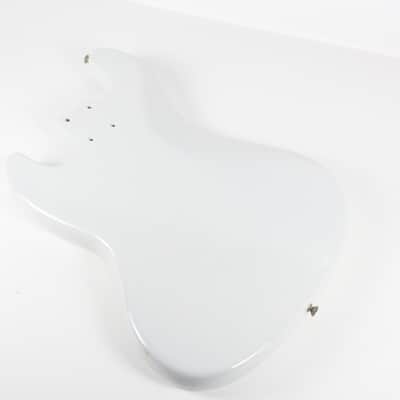 1972 Vintage Fender Jazz Bass BODY White Re-fin 1970s USA Guitar image 6