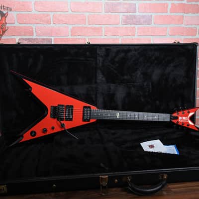 Dean USA Dime Razorback V Red with Black Bevels 2007 w/OHSC image 2