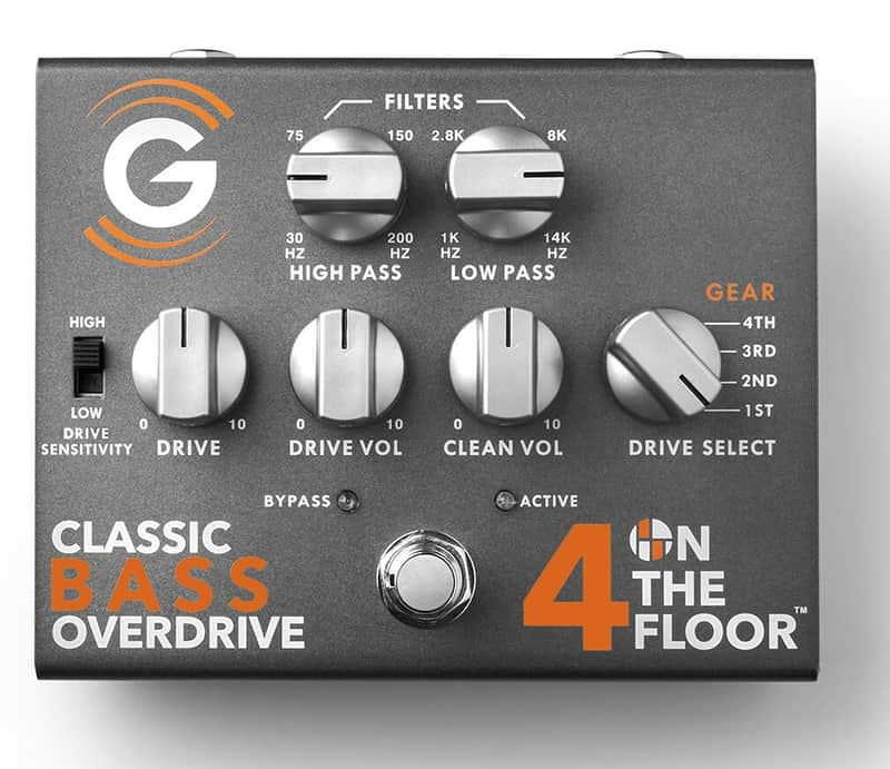 Genzler Amplification "4 On the Floor" Classic Bass Overdrive Pedal image 1