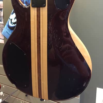 Vintage 1980's Japanese Anea Powerformer Series Electric Guitar Walnut Finish image 9