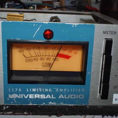 Urei Universal Audio 1176 Rev. B Limiting Amplifier 1970 - Silverface with Blue Stripe image 1