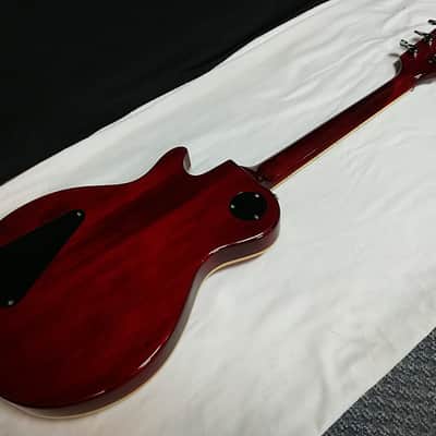 Hamer Monaco Archtop electric guitar - Cherry Sunburst Flame Maple w/ Hard Case image 5