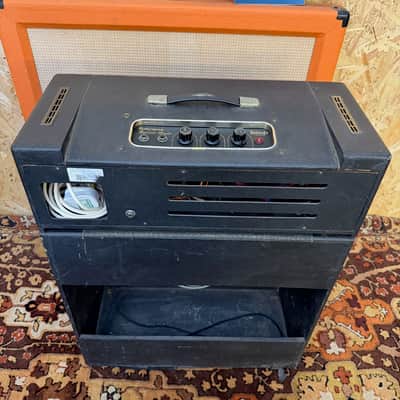 Vintage 1960s Selmer Futurama Bassist Major Valve Amplifier Head & 1x12 Cabinet image 7