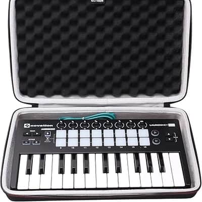EVA Hard Case for Novation Launchkey Mini 25-Note USB Keyboard MK2 Controller - Travel Protective Carrying Storage Bag