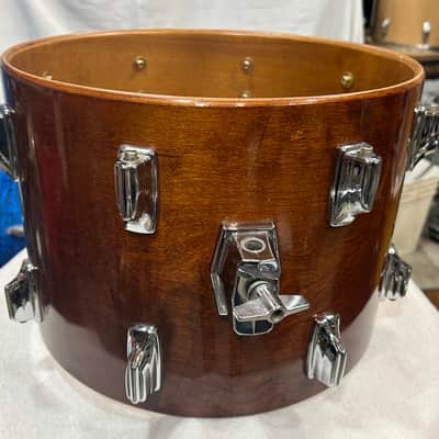 Tama Superstar 10" deep X 14" head Rack Tom (10153-415) 80's - Mahogany Gloss image 9