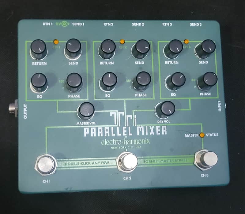 Electro-Harmonix Tri Parallel Mixer Effects Loop Mixer/Switcher image 1
