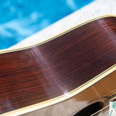 1977 Yamaha L-8 Dreadnought Acoustic - Natural - Luxury Series - Premium Quality Japan Mojo - Pro Set Up w Perfect frets/Action/Intonation! image 15