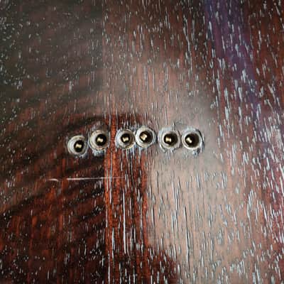 1981 Ibanez Blazer  string thru Brown with gigbag image 19