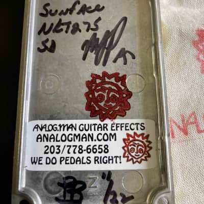 Analogman Sun Face Red Dot NKT-275 Germanium Fuzz with Sun Dial 2002 - 2015 Gold image 10