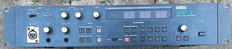 Korg DVP-1 Digital Voice Processor 1980s - Black