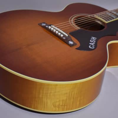 2025 Gibson Custom Rosanne Cash J-185 Cherry Sunburst w/OHSC image 9