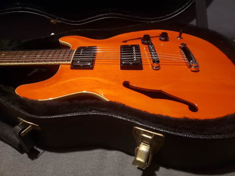 Hamer Newport Pro 2000 Transparent Orange Sparkle image 1