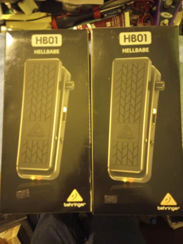 Behringer HB01 Hell Babe Wah Pedal 2010s - Black; w/Original Box & Paperwork; Clone of Dimebag Crybaby From Hell (1 of 2) image 1