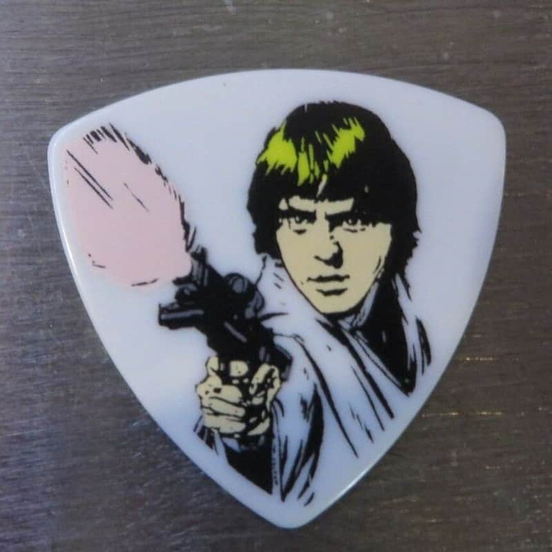 Star Wars Luke Skywalker Fernandes Guitar Pick New Old Stock 2002 Original image 1