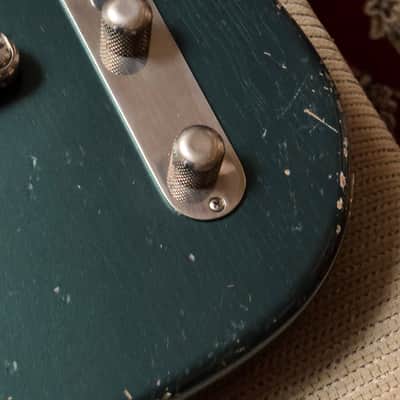 Shabat Lion Special Metallic British Racing Green Electric Guitar image 6