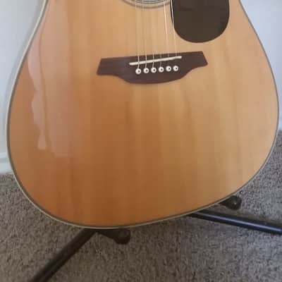 Gretsch Synchromatic G3553 Acoustic Natural V-Taper Neck, Thumbnail inlays, Concert Dreadnaught image 1