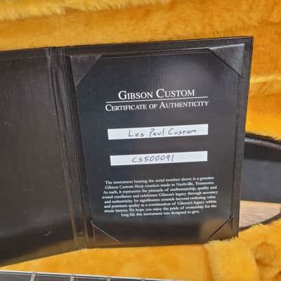 Gibson Custom Shop Les Paul Custom - Andromeda Black image 19