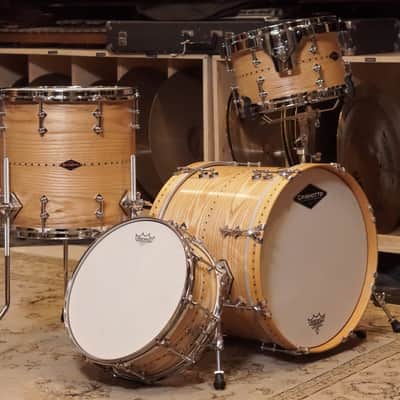 Craviotto 12/14/18/5.5x14" Ash Drum Set - 2015 image 2