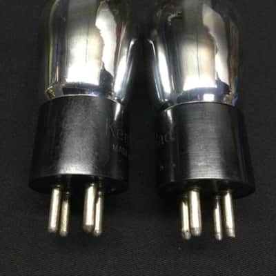 MATCHED PAIR KEN RAD Type 80 Coke Bottle ST RECTIFIER Vacuum Tubes 11.8734 image 2