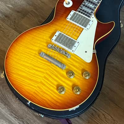 2006 Gibson Les Paul 1960 Reissue Historic Makeovers Deluxe Aged Carmelita Burst image 1