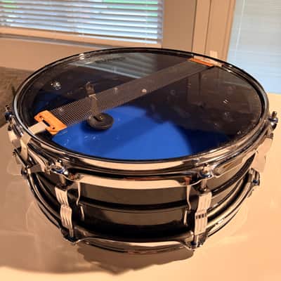 Ludwig Acrolite - Black Galaxy with UFO Case image 2