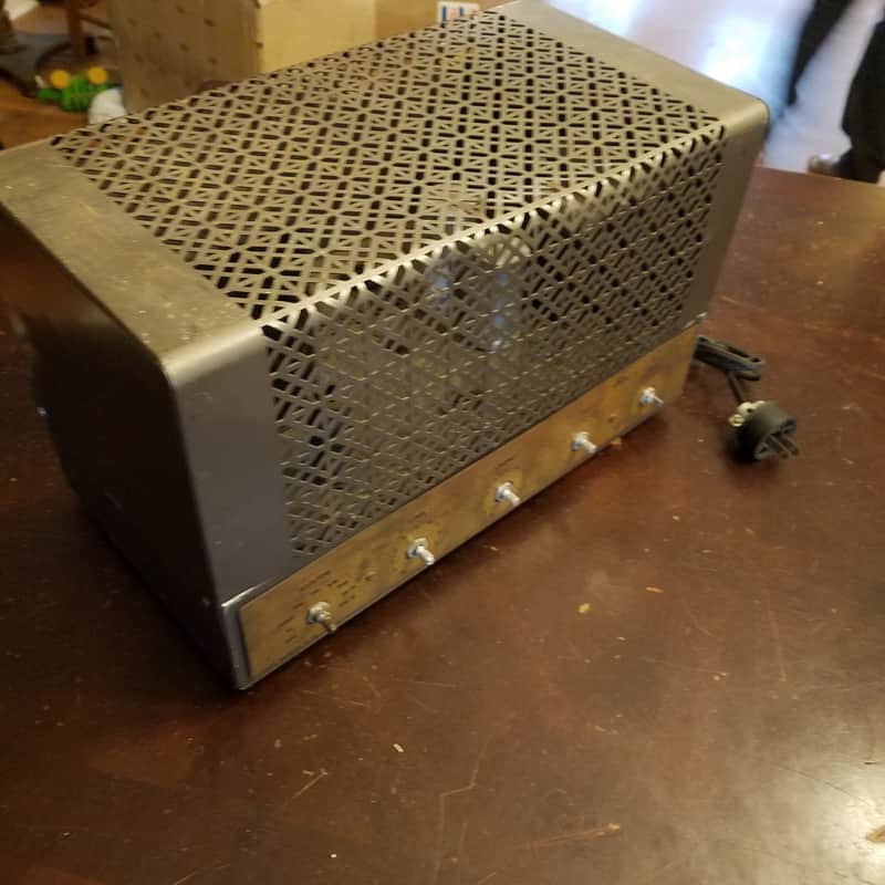 Eico HF-20 mono tube amp hi-fi dual 6L6 with ornamental cage 1959 image 1